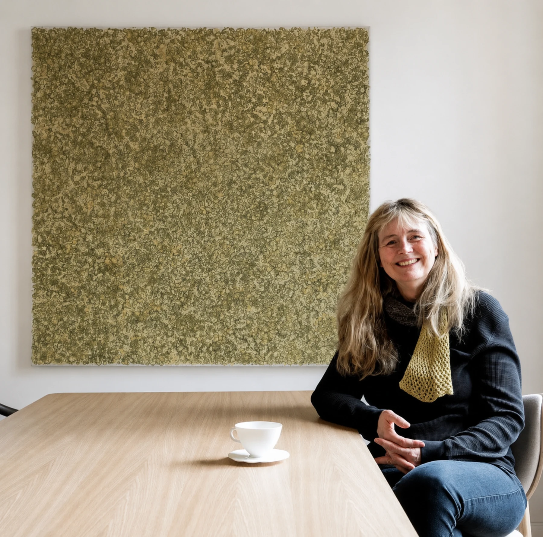 Guðrún Einarsdóttir in her studio